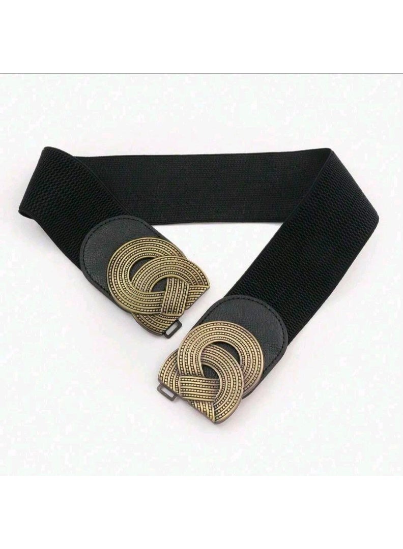 SHEIN-Women's Elastic Stretch Decorative Buckle Waist Belt - Image 5